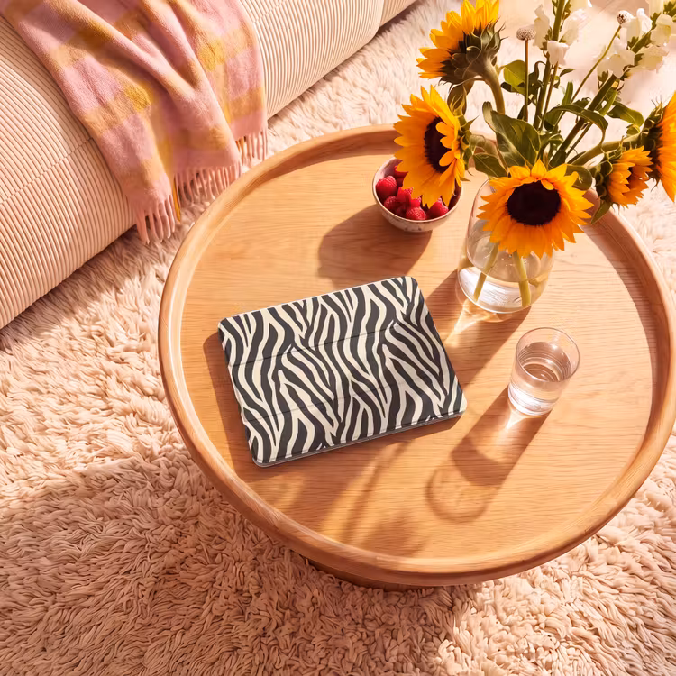 iPad hoes - Zebra - Print - Klassiek - Zwart — 2