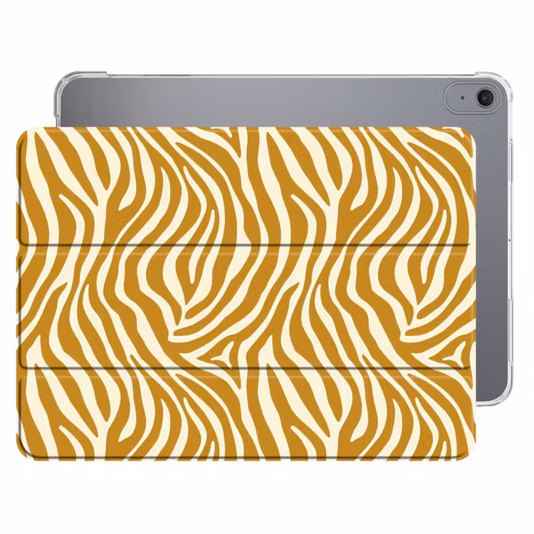 iPad hoes - Zebra - Klassiek - Oker - Geel — 1