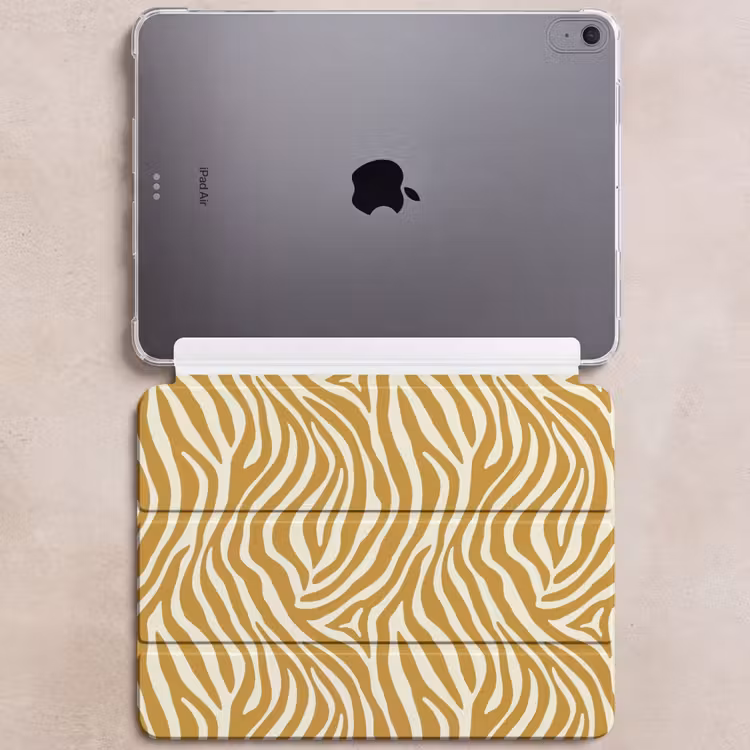 iPad hoes - Zebra - Klassiek - Oker - Geel — 6