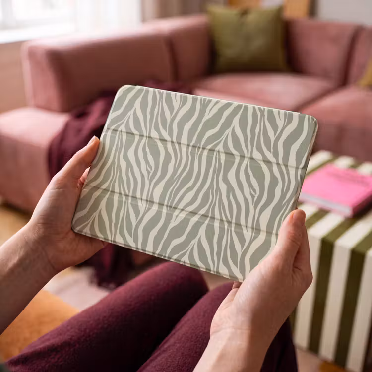iPad hoes - Zebra - Motief - Groen — 4