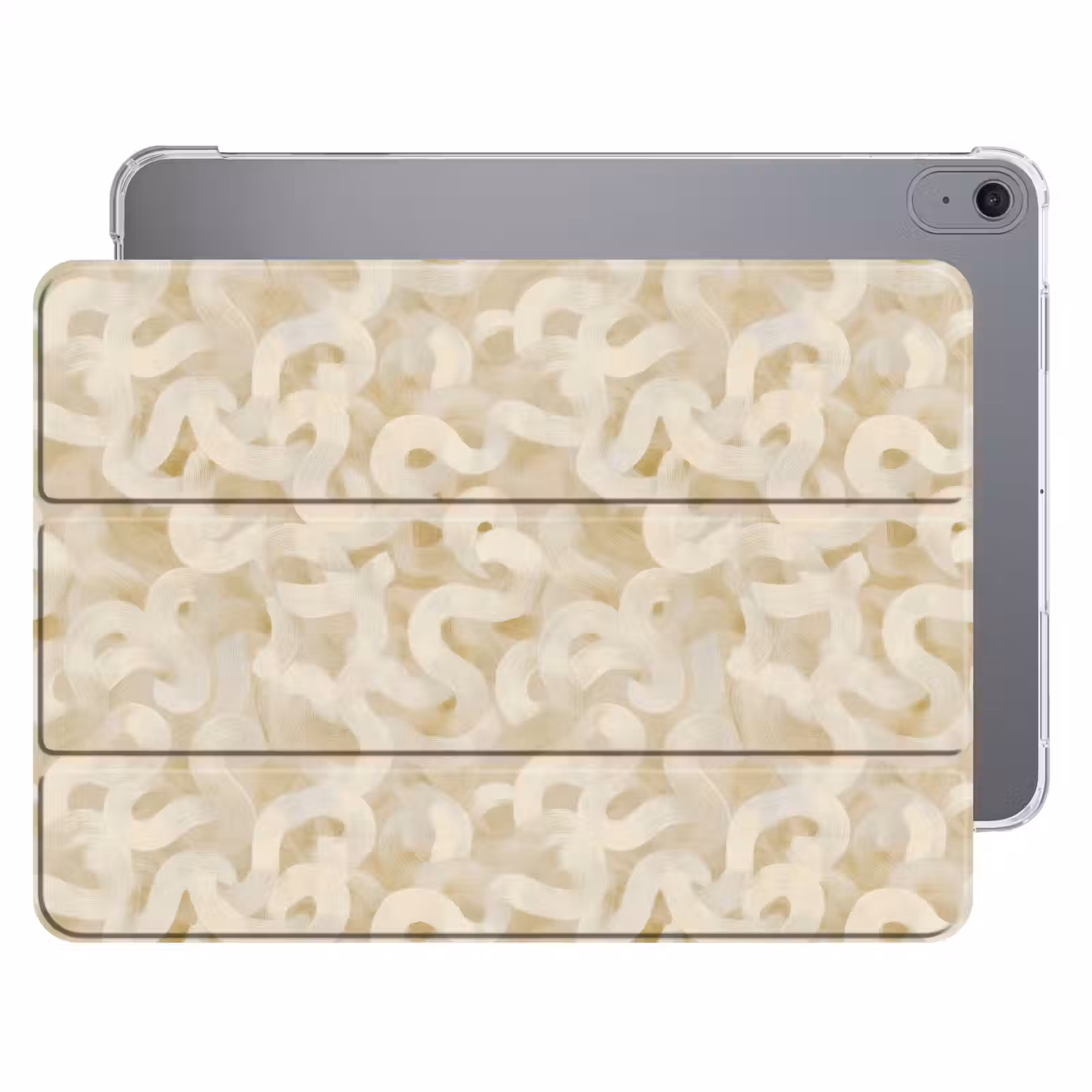 iPad hoes - Abstract - Lijnen - Beige — 1