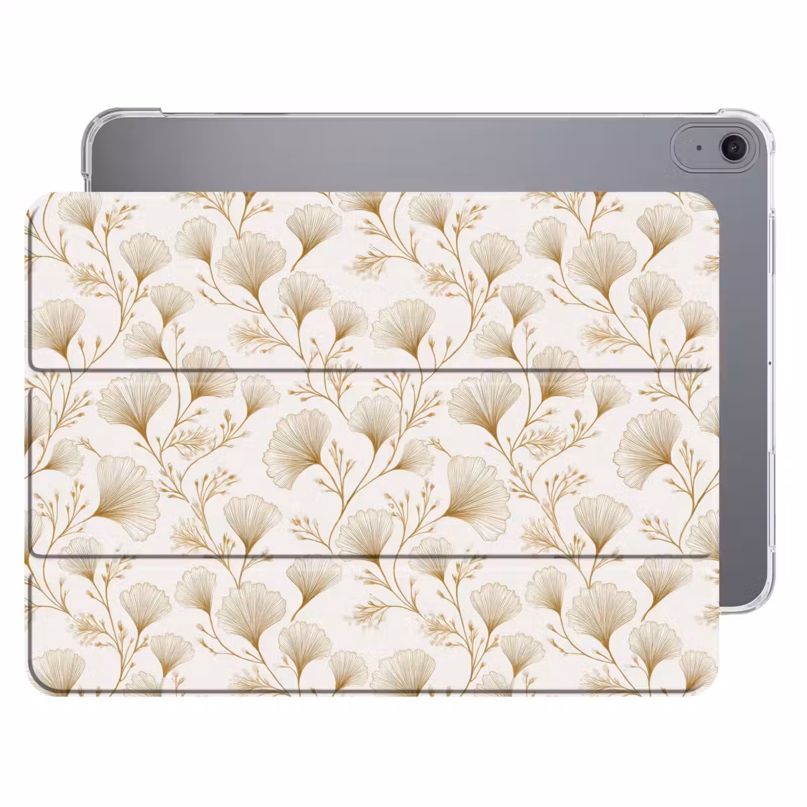 iPad hoes - Ginkgo - Takken - Goud — 1