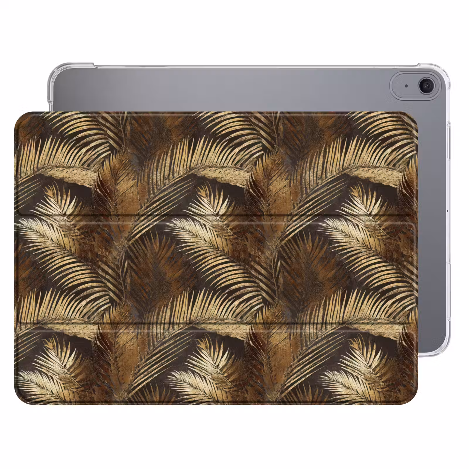 iPad hoes - Tropisch - Bladeren - Goud — 1