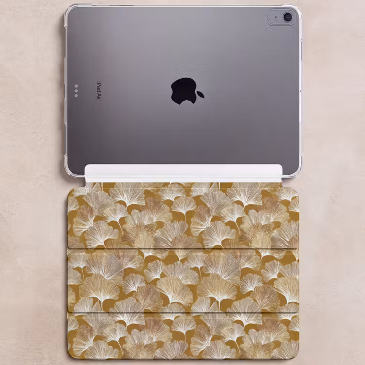 iPad hoes - Ginkgo - Bladeren - Goud — 6