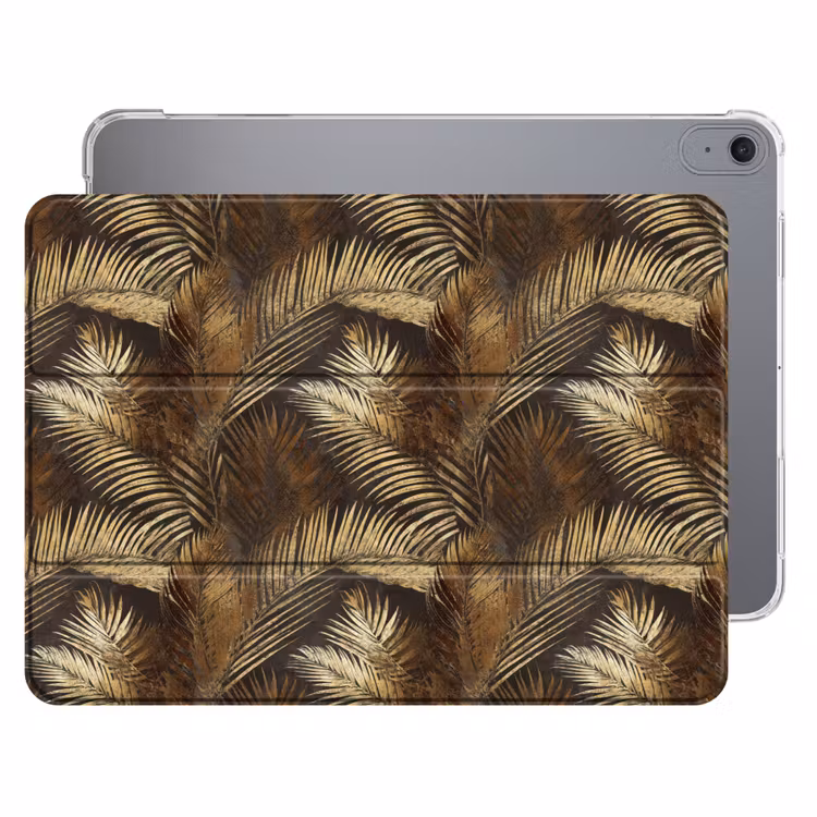 iPad hoes - Tropisch - Bladeren - Goud — 1