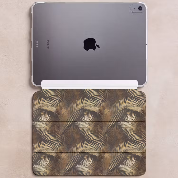 iPad hoes - Tropisch - Bladeren - Goud — 6