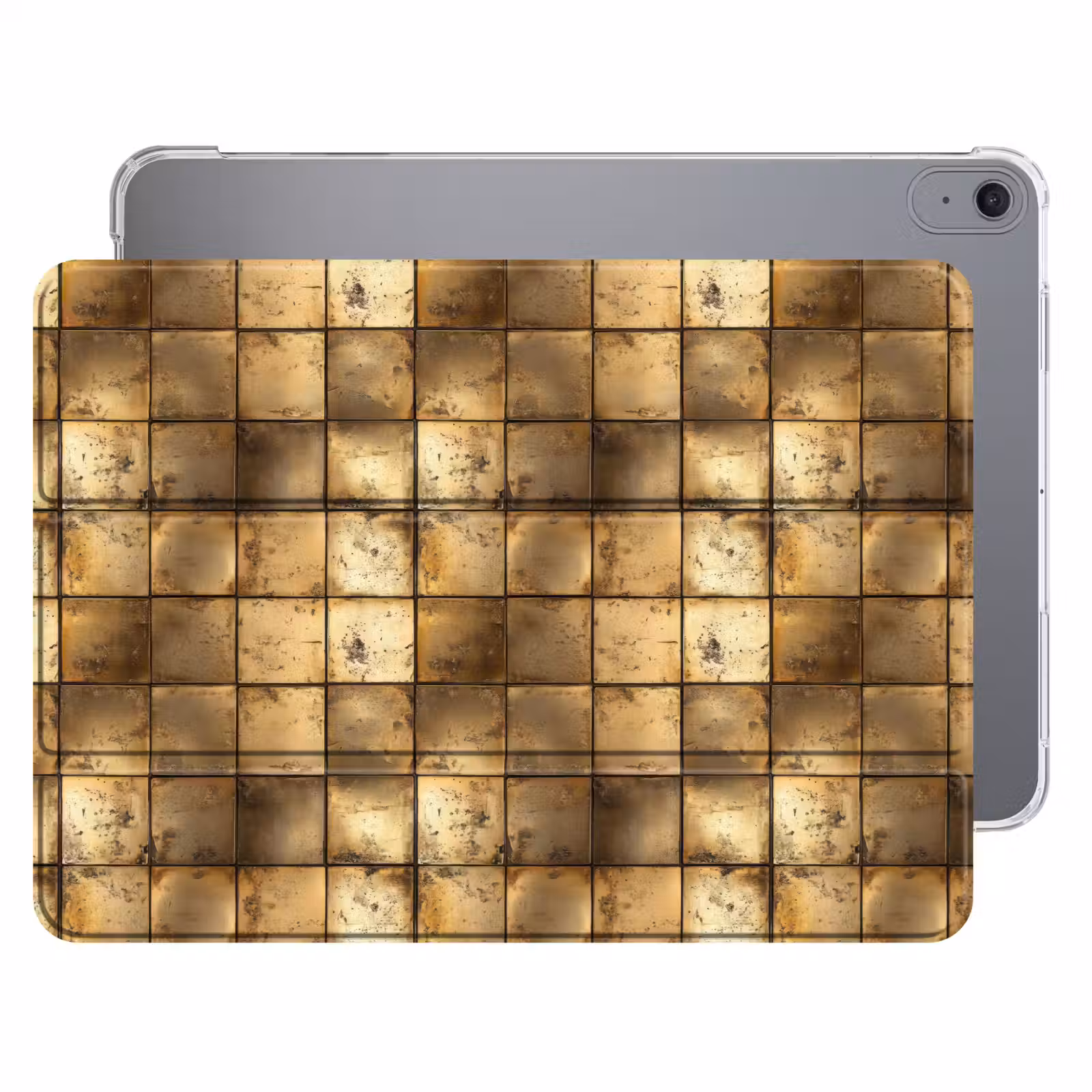 iPad hoes - Geometrisch - Tegels - Goud — 1