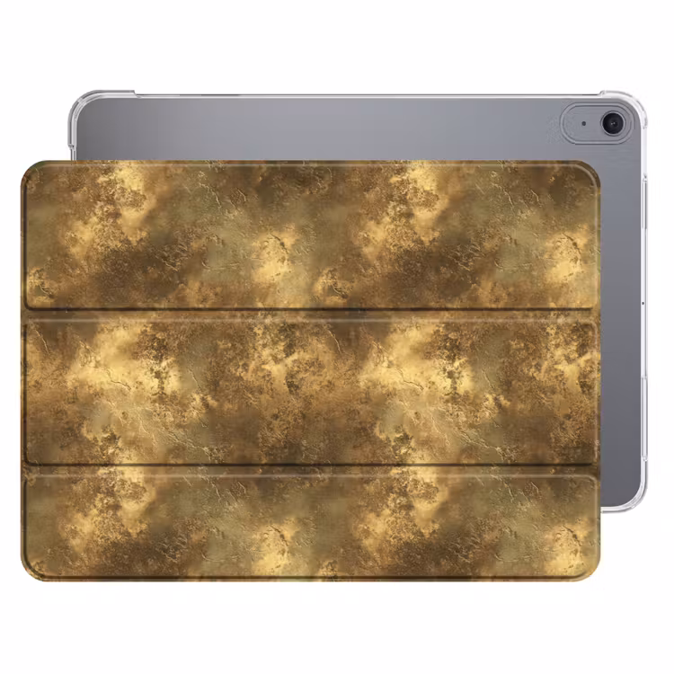 iPad hoes - Antiek - Metaallook - Goud — 1