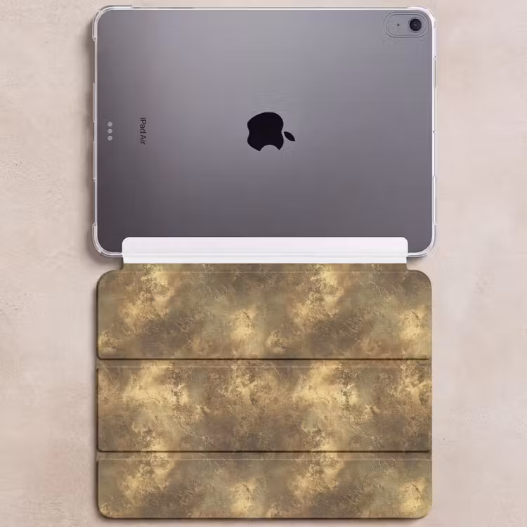 iPad hoes - Antiek - Metaallook - Goud — 6