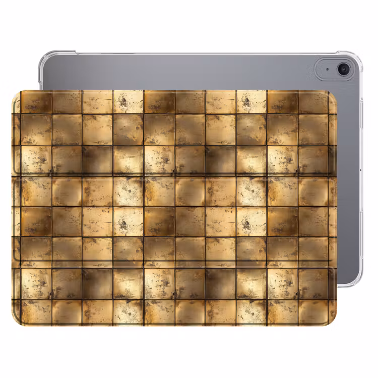 iPad hoes - Geometrisch - Tegels - Goud — 1