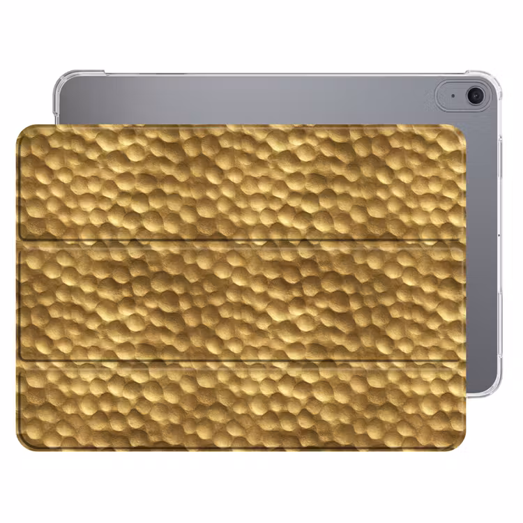 iPad hoes - Metaal - Dynamisch - Goud — 1