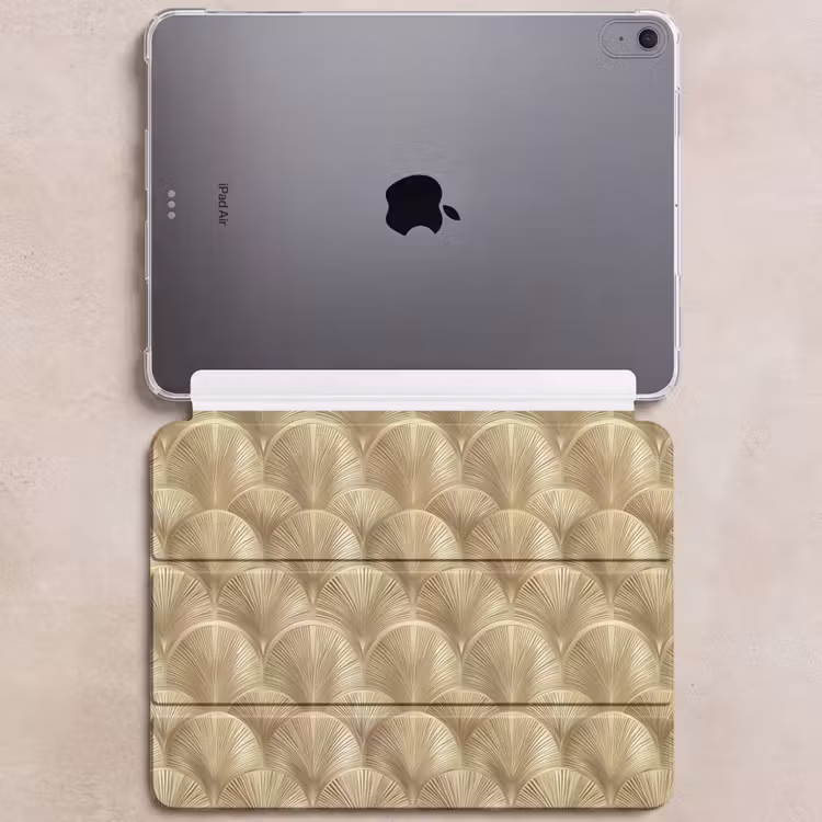 iPad hoes - Patroon - Waaier - Goud — 6