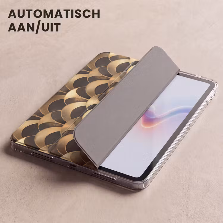 iPad hoes - Schubben - Structuur - Goud — 5