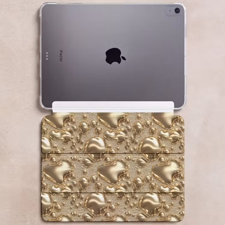 iPad hoes - Druppels - Organisch - Goud — 6