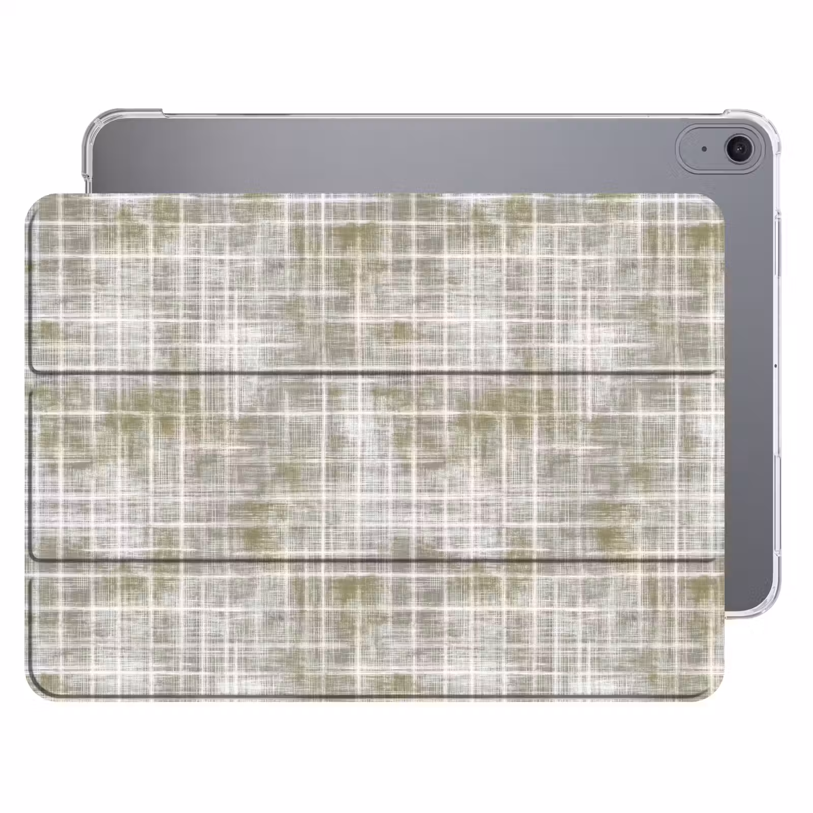 iPad hoes - Linnen - Patroon - Groen — 1