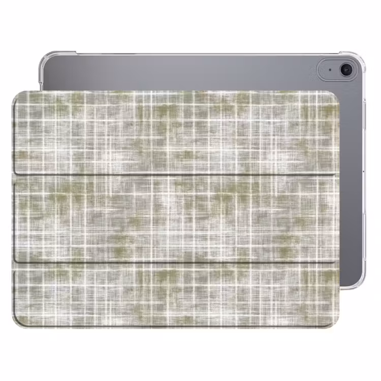 iPad hoes - Linnen - Patroon - Groen — 1