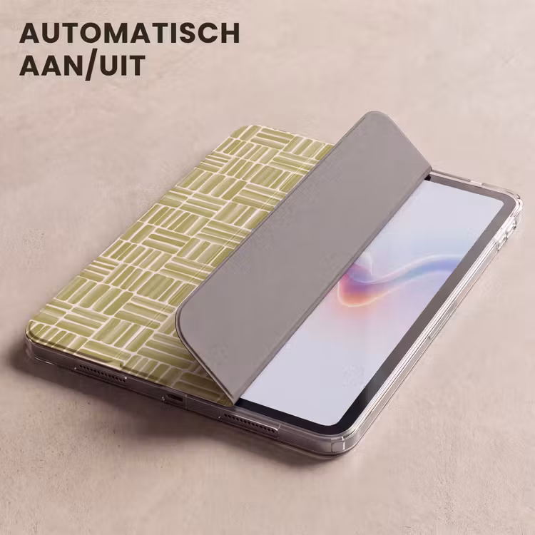iPad hoes - Vlecht - Patroon - Groen — 5
