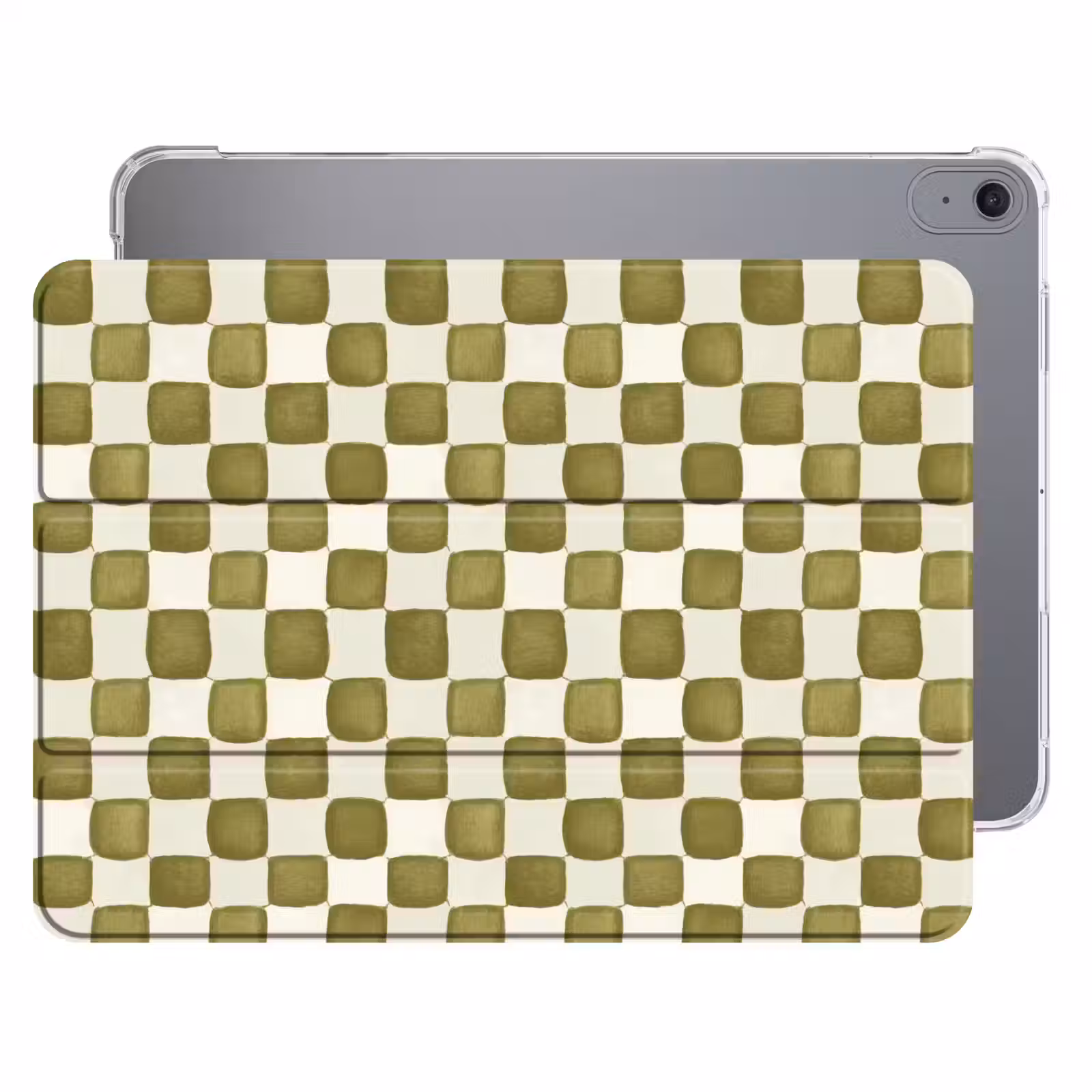 iPad hoes - Schaak - Patroon - Groen — 1
