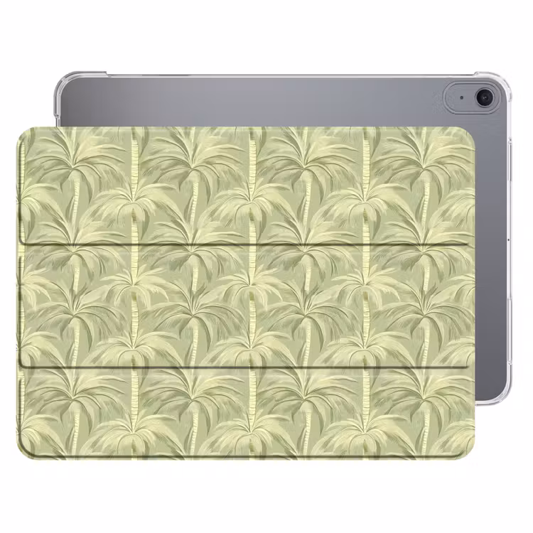 iPad hoes - Palmwoud - Tropisch - Groen — 1