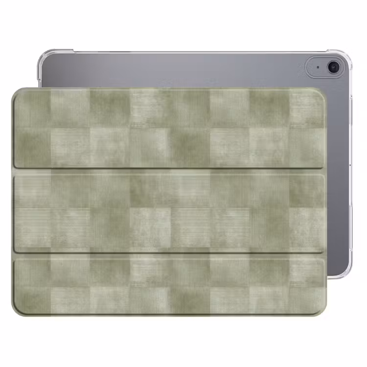 iPad hoes - Vlakken - Rustiek - Groen — 1