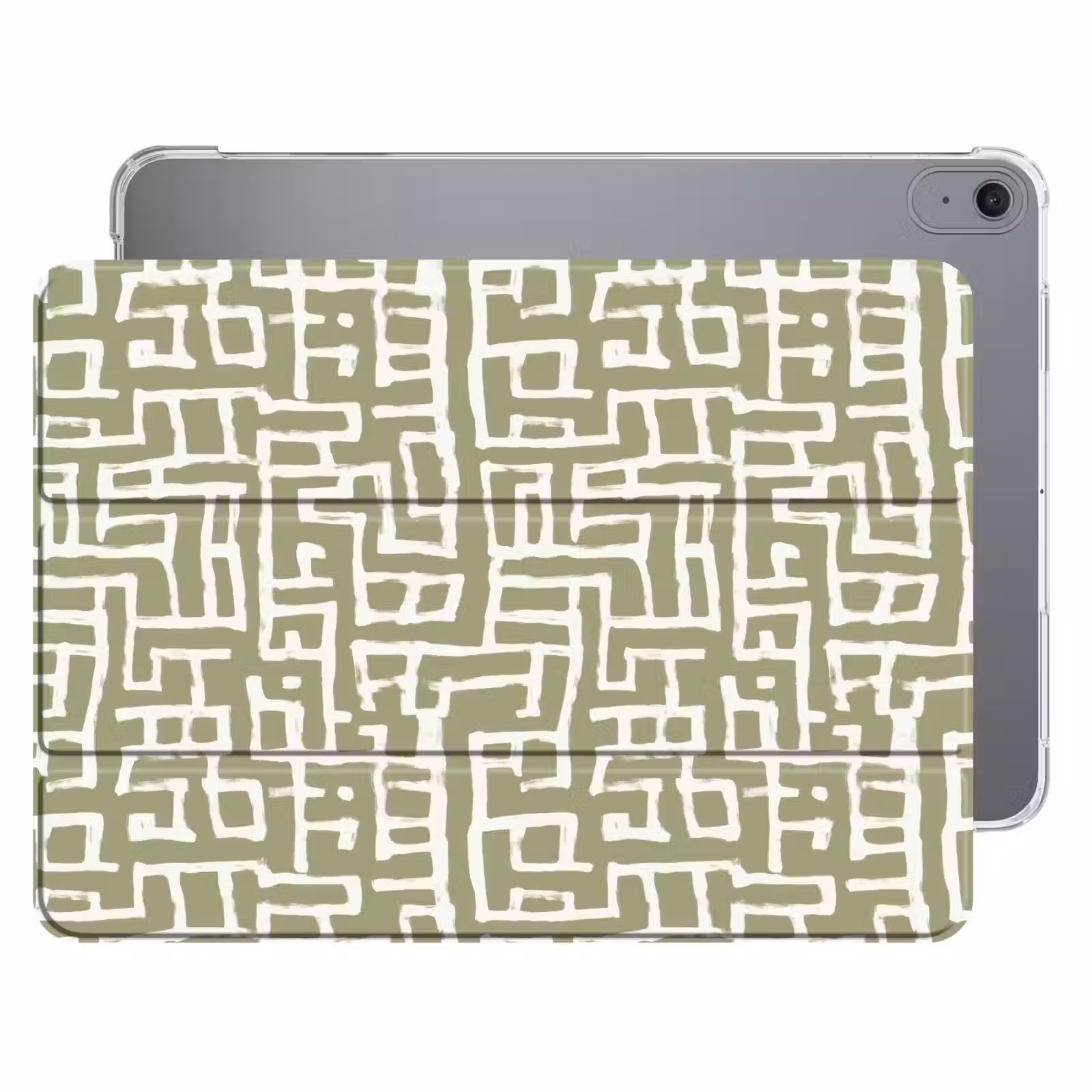 iPad hoes - Grafisch - Patroon - Groen — 1