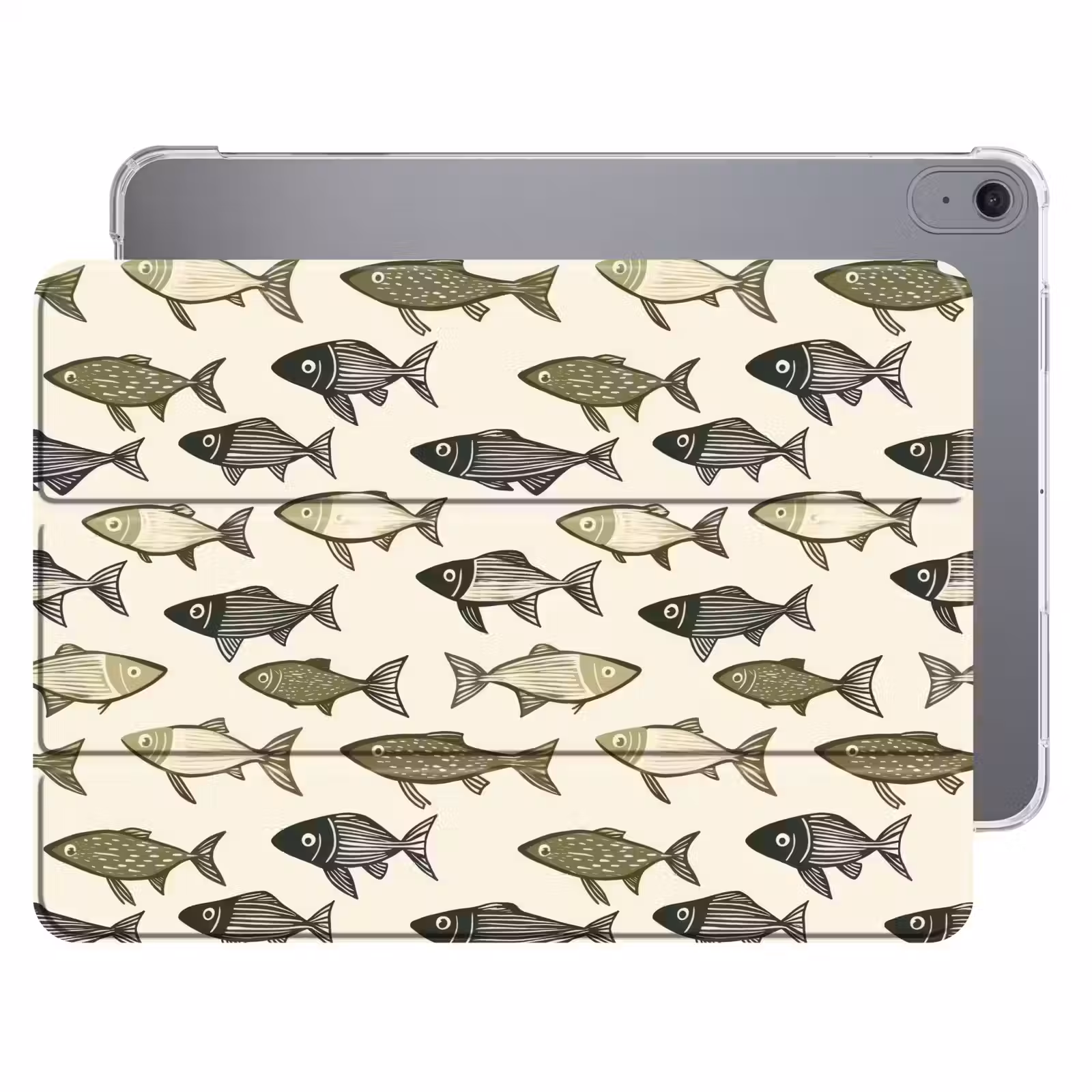 iPad hoes - Vissen - Klassiek - Groen — 1