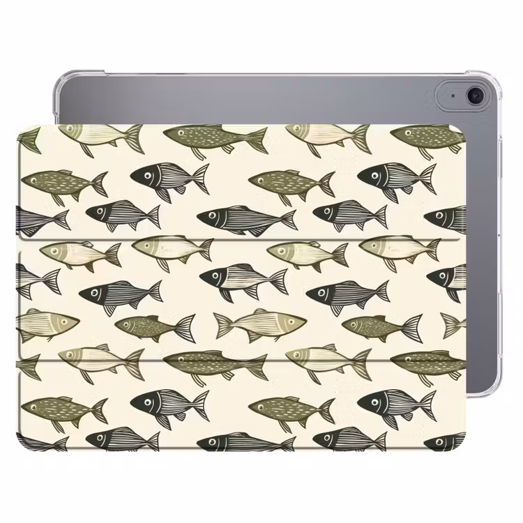iPad hoes - Vissen - Klassiek - Groen — 1