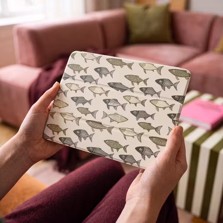 iPad hoes - Vissen - Klassiek - Groen — 4