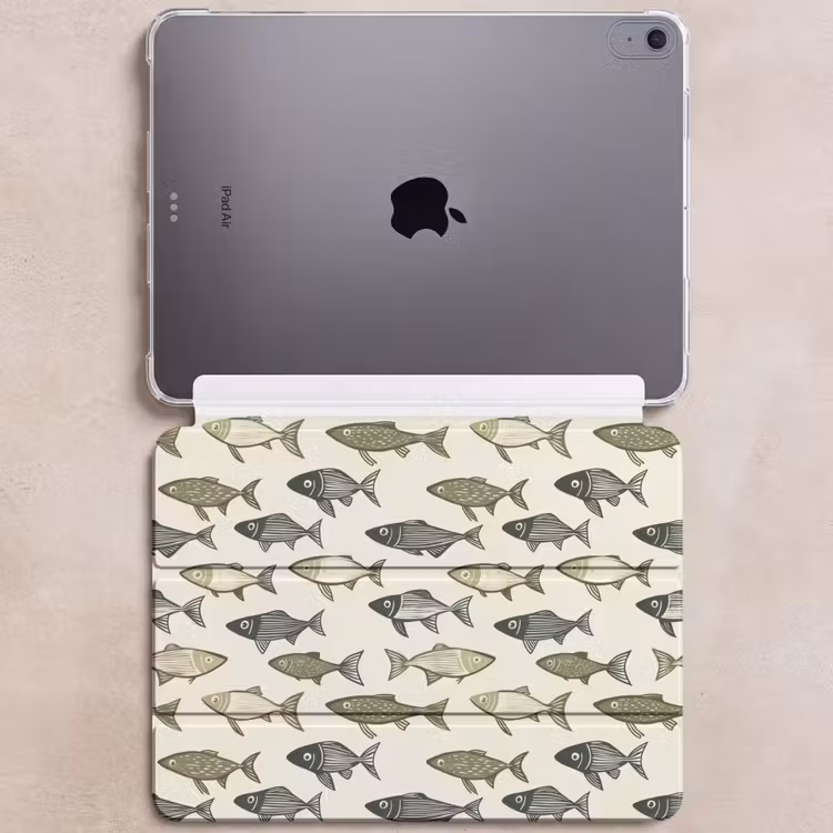 iPad hoes - Vissen - Klassiek - Groen — 6