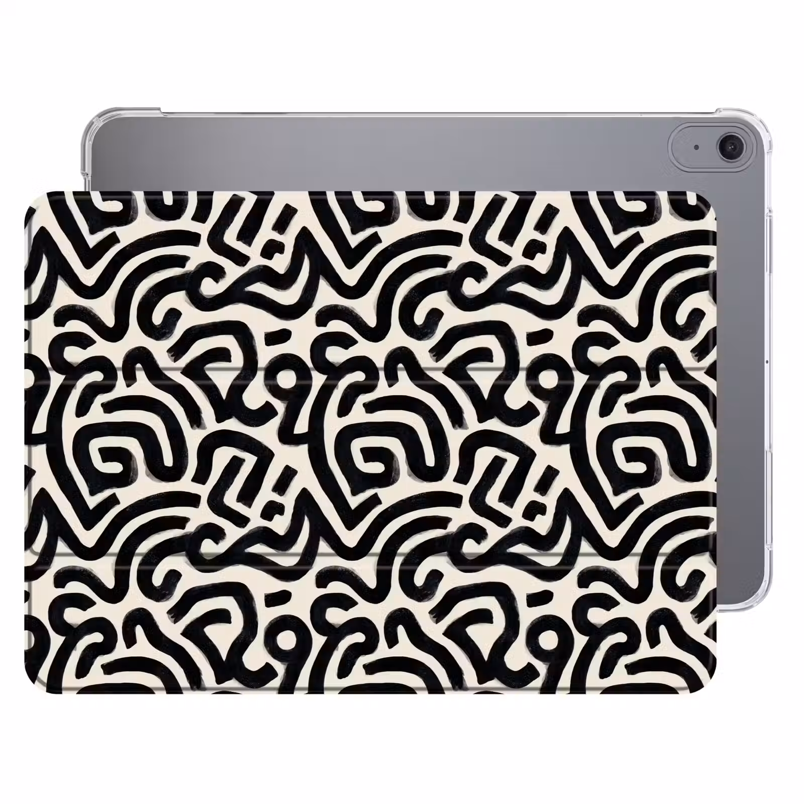 iPad hoes - Modern - Abstract - Zwart — 1