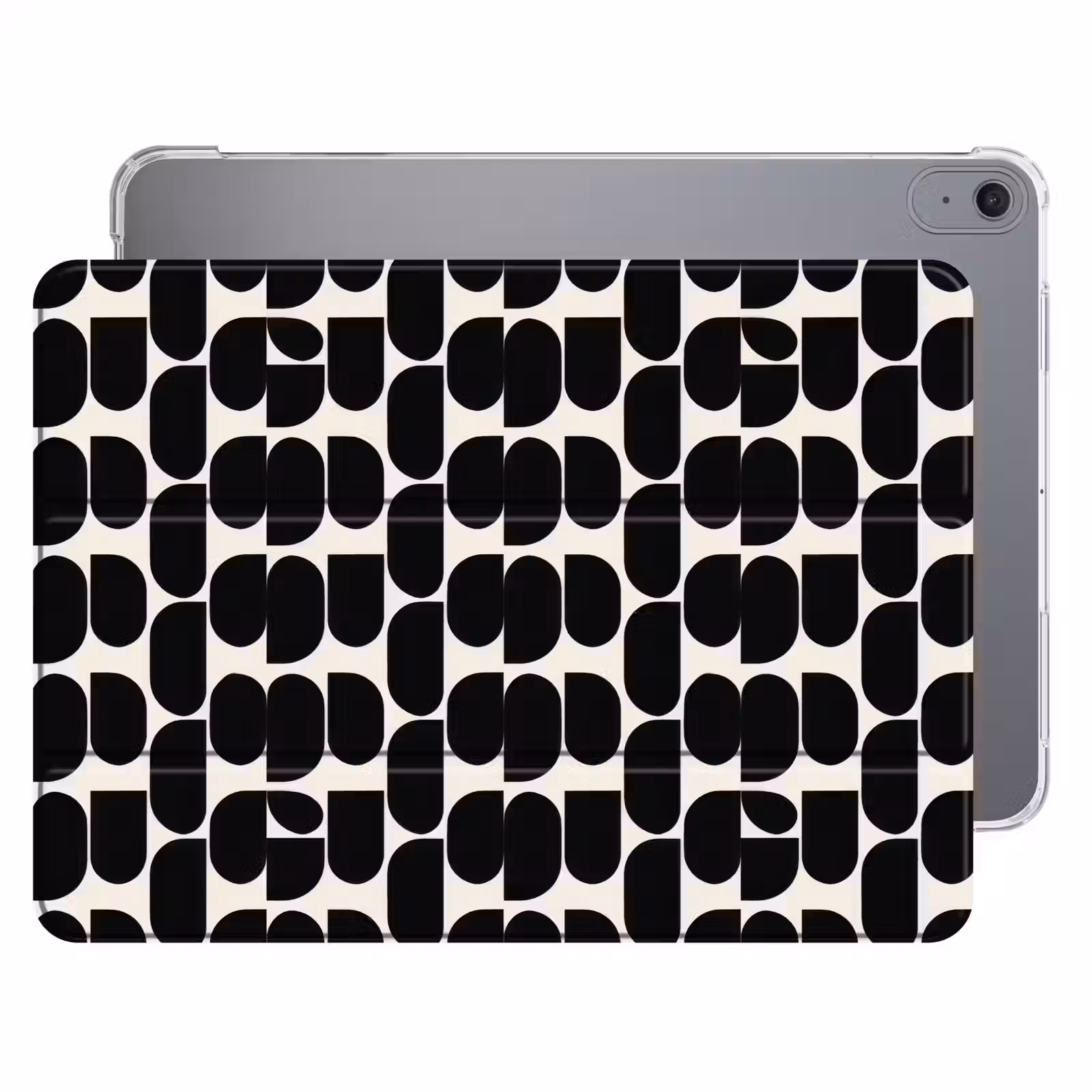 iPad hoes - Modern - Patroon - Zwart — 1