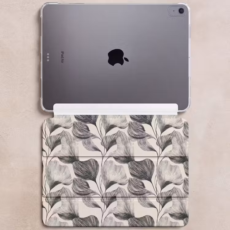 iPad hoes - Botanisch - Bladeren - Zwart — 6