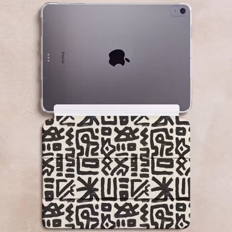 iPad hoes - Geometrisch - Figuren - Zwart — 6