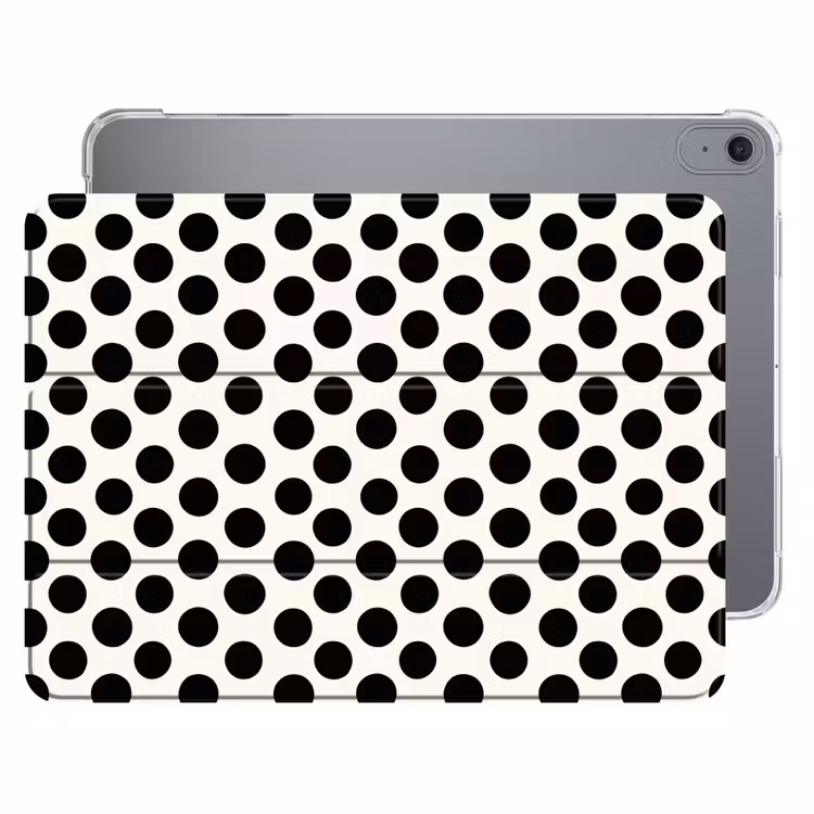 iPad hoes - Klassiek - Stippen - Zwart — 1
