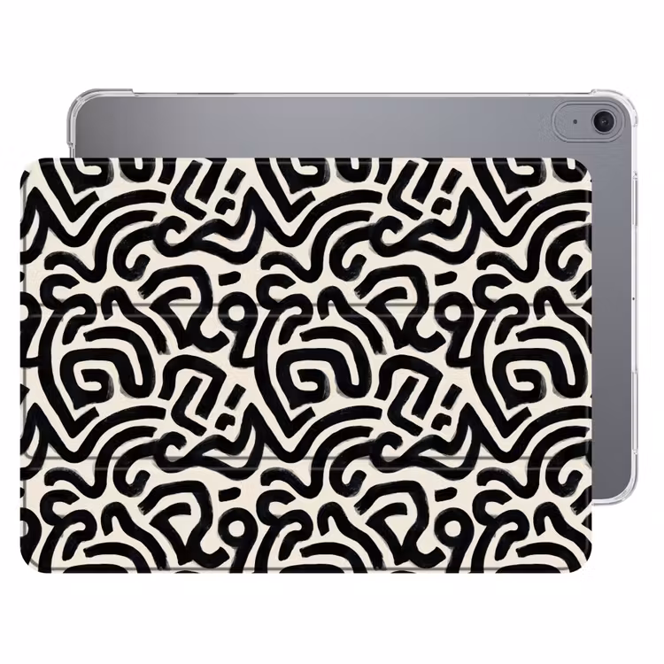 iPad hoes - Modern - Abstract - Zwart — 1