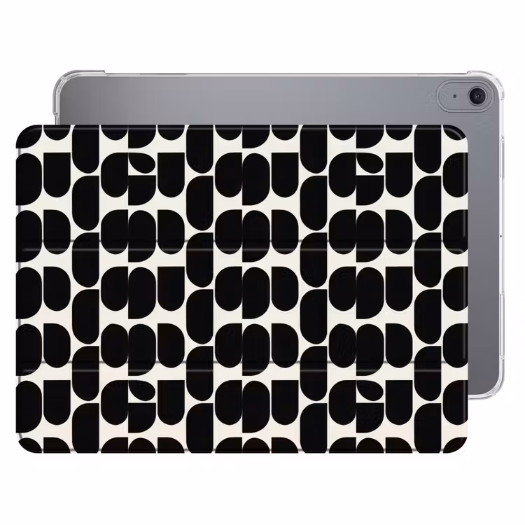 iPad hoes - Modern - Patroon - Zwart — 1