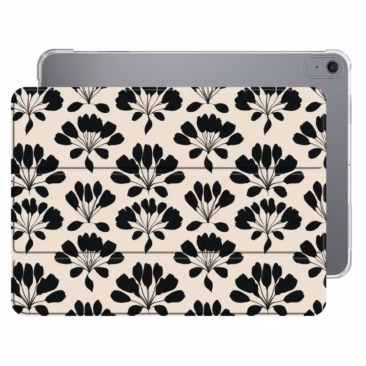 iPad hoes - Abstract - Patroon - Zwart — 1