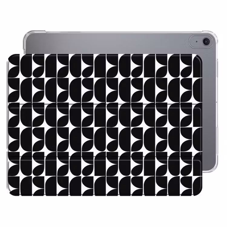 iPad hoes - Modern - Geometrisch - Zwart — 1