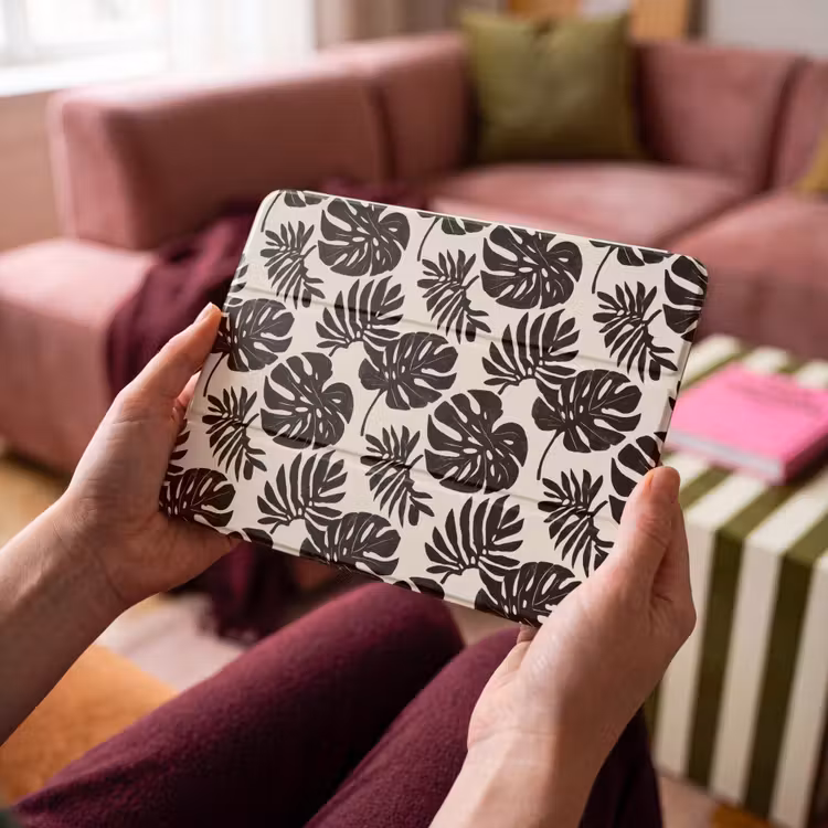 iPad hoes - Modern - Monstera - Zwart — 4