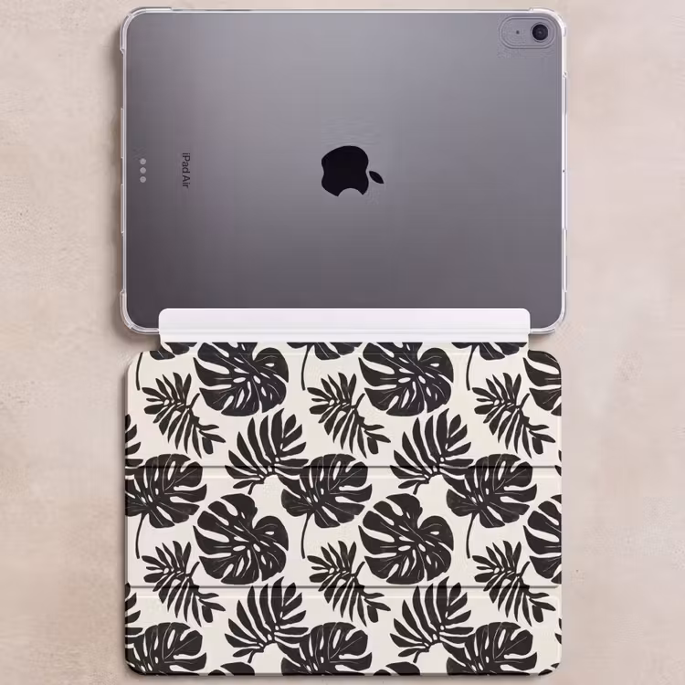 iPad hoes - Modern - Monstera - Zwart — 6