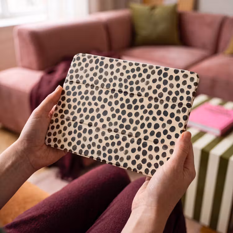 iPad hoes - Stippen - Patroon - Zwart — 4