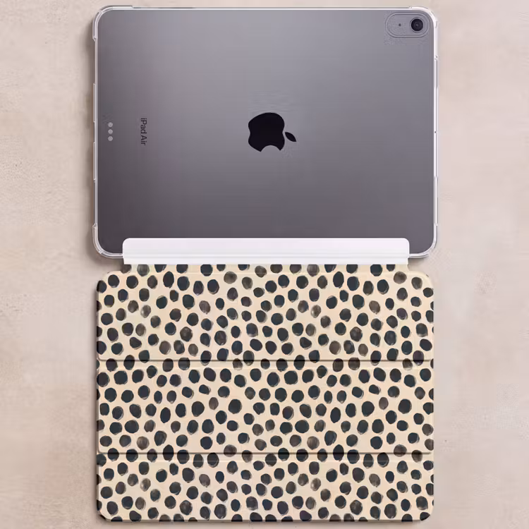 iPad hoes - Stippen - Patroon - Zwart — 6