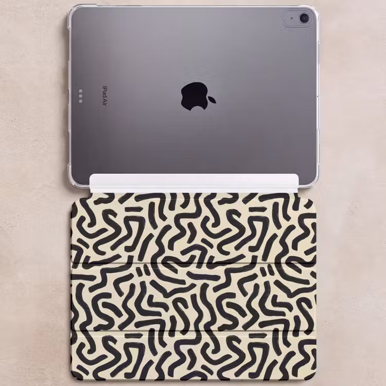 iPad hoes - Abstract - Lijnen - Zwart — 6