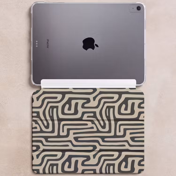 iPad hoes - Grafisch - Lijnen - Zwart — 6