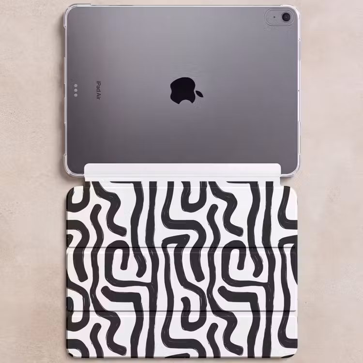 iPad hoes - Modern - Lijnen - Zwart — 6