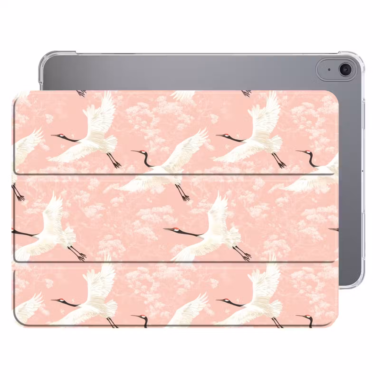iPad hoes - Kraanvogels - Bloesem - Roze — 1