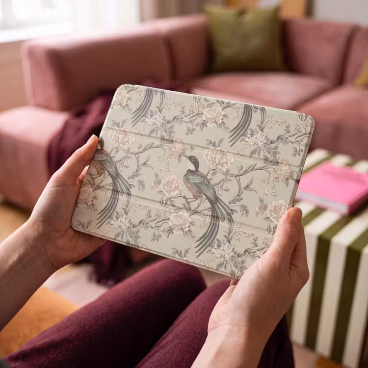 iPad hoes - Bloem - Vogel - Kleurrijk — 4