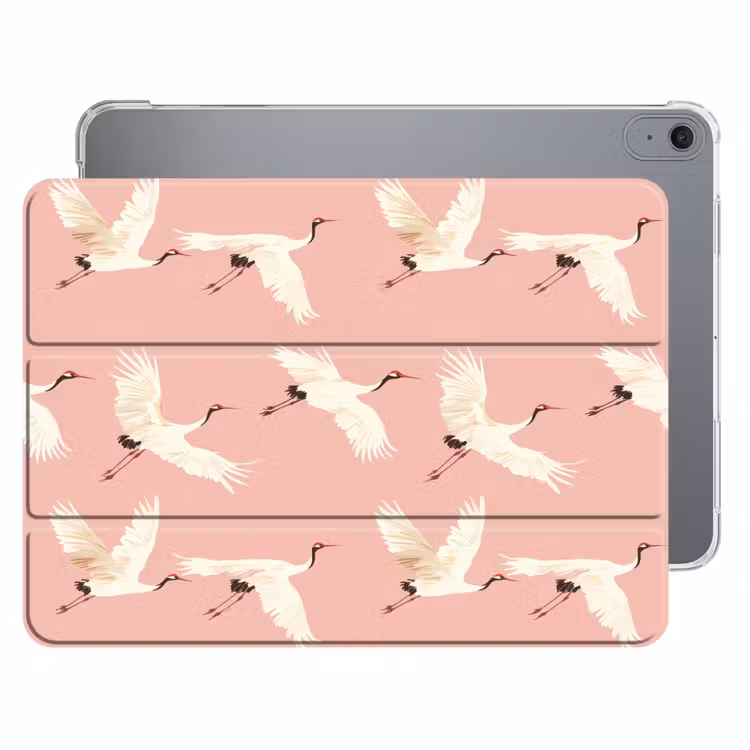 iPad hoes - Modern - Kraanvogels - Roze — 1