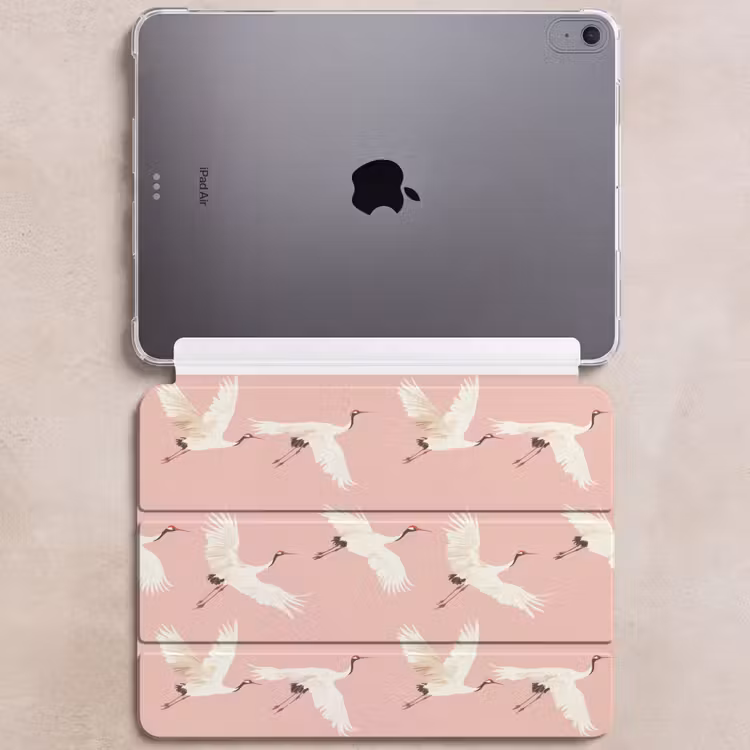iPad hoes - Modern - Kraanvogels - Roze — 6