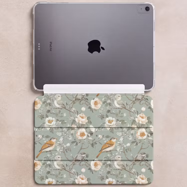 iPad hoes - Roze - Vogels - Kleurrijk — 6